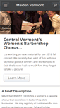 Mobile Screenshot of maidenvermont.com